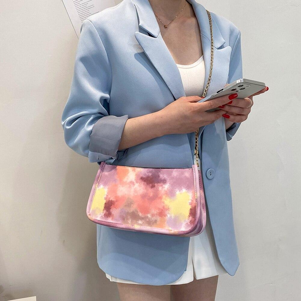 Cheap Retro Tie Dye Women 'S Bag Chain Mini Shoulder Crossbody