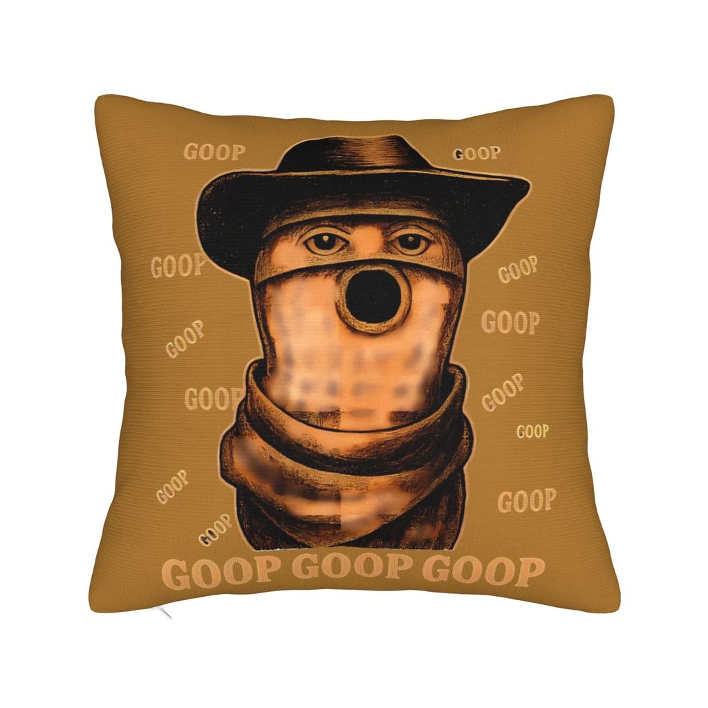 Die verbrannte Erdnuss Lustiger GOOP Herr. Erdnuss Bungulator Kissenbezug Neuheit Kissenbezug Quadratische Kissenbezüge Für Schlafzimmer Heimdekoration
