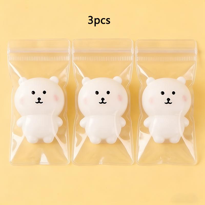 1/3/5pcs Self Deprecating Bear Pinch Fun Bear Toy Pinch Cute Expression Stress Relieving Toy Little Nose Children's Prize Gift