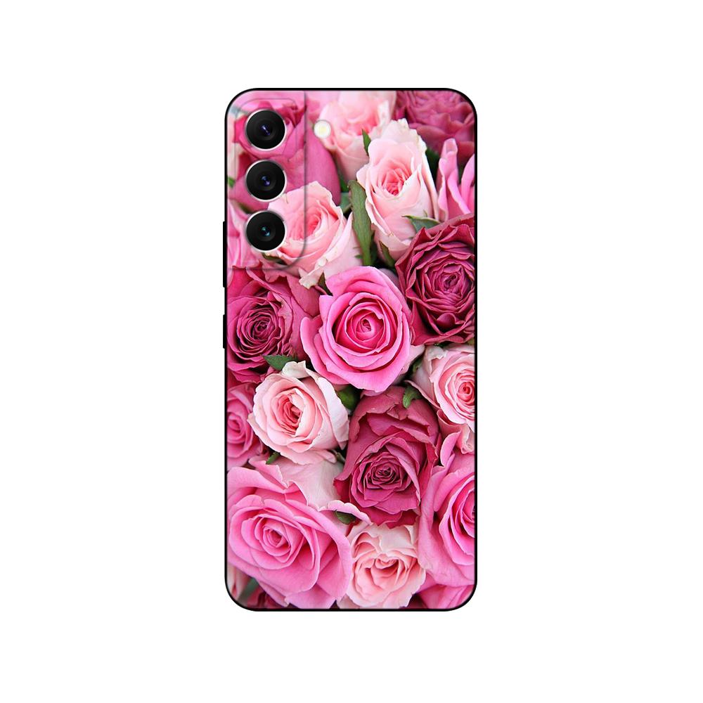 Pro Samsung Galaxy S22 | S22+ | S22 Ultra 5G Pouzdro Pro Samsung S22 Plus Zadní kryt telefonu černé tpu pouzdro růžové Anime vesmírné auto