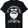 Bearded Beard Dad Daddy Papa Father's Day Gift T-Shirt