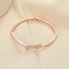 Bracciale versione coreana popolare per il pendolarismo quotidiano bracciale ad apertura a molla semplice bracciale femminile versatile alla moda personalizzato semplice