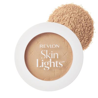 Revlon Skin Light Pressed Powder N 102 Warm Base, natürlich glänzende Haut, SPF25, Foundation, 10 g (Farbbild PA++) (x 1)