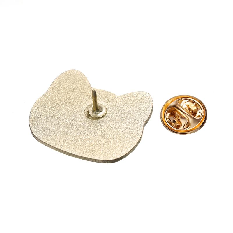 Cute Cats Enamel Pins Custom MOTHERFLUFFER Alien Cat Brooches Lapel Badges Cartoon Animal Jewelry Gift for Kids Friends