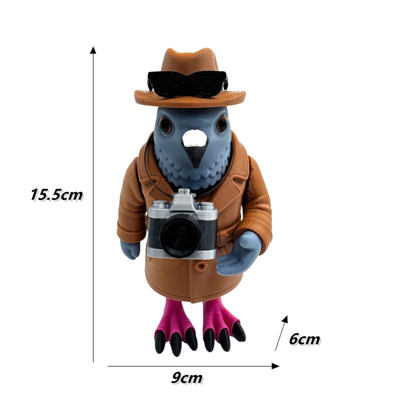 New Italian Brainrot Figurine Funny 3D Printed Matteo Brainrot Spioniro Golubiro Garam Mararam Desk Ornaments Novelty Gifts