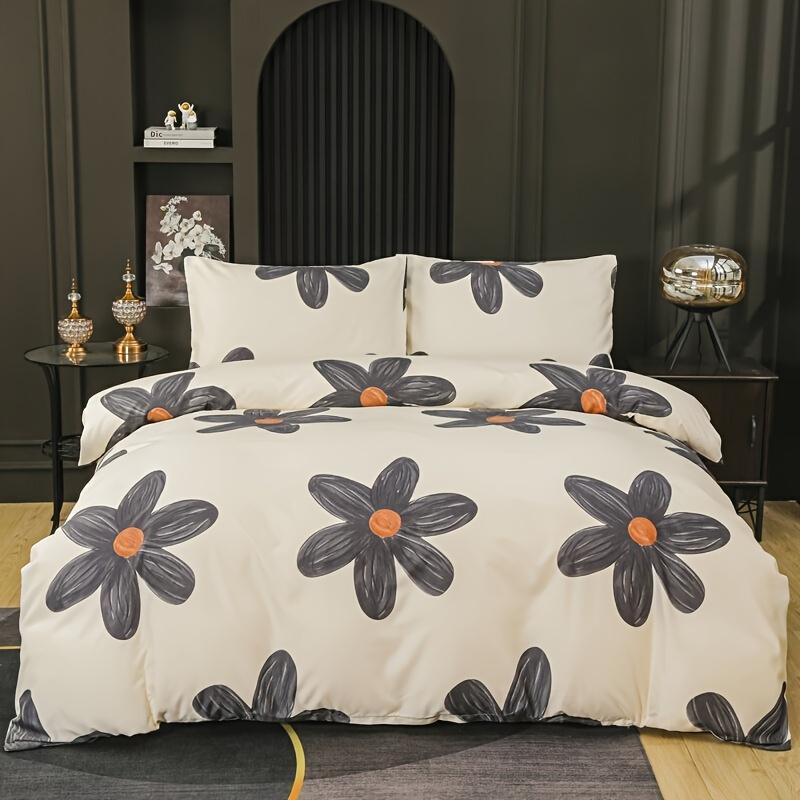 

Floral Bedding Set 3D Printed Duvet Cover Set Soft Single Twin Size Home Decor Duvet Cover Set Cute Birthday Gift For Girls Eu Single 135x200cm