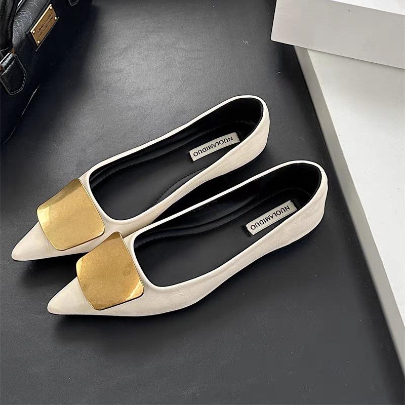 Fashion Sexy Women Pointed Toe Flats Shoes Party Summer Sandals Elegant 2025 Woman Loafers New Fashion Dress Sneakers Shallow Zapatos