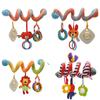 Hanging Spiral Rattle Stroller Cute Animals Crib Mobile Bed Baby Toys 0-12 Months Newborn Educational Toy for Children