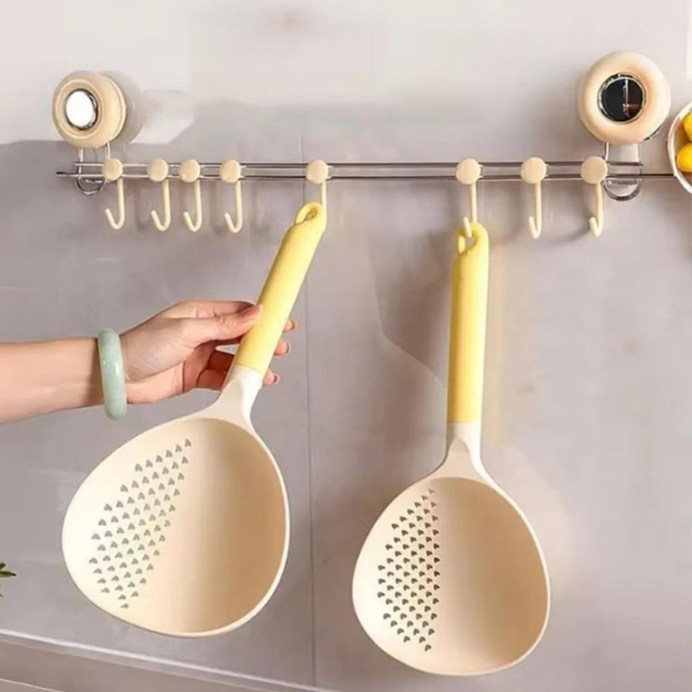 High Heat Resistant Soup Ladle 2 in1 Soup Drain Colander New Vegetable Strainer  Kitchen Use