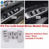 Car Accessories Inner Door Handle Armrest Window Glass Lift Button Control Panel Frame Cover Trim For Mazda CX-5 CX5 2017 -
