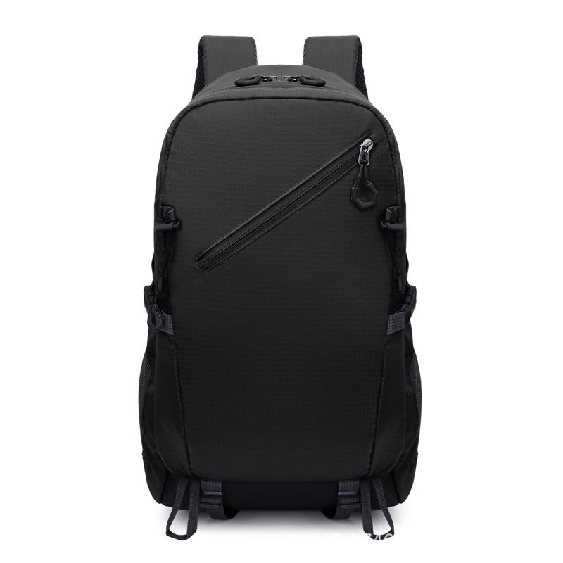 

Spine Protection Large Capacity Outdoor Backpack - Fashionable, Breathable Travel Bag for Mountaineering One Size чорний
