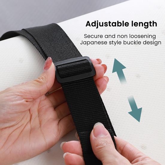 2 stk Lateksmadrass Buntbelte Lengde Justerbar Hurtigspenne Kraftig Flerbruks Koffert Bagasjestropp Pakkevevbånd