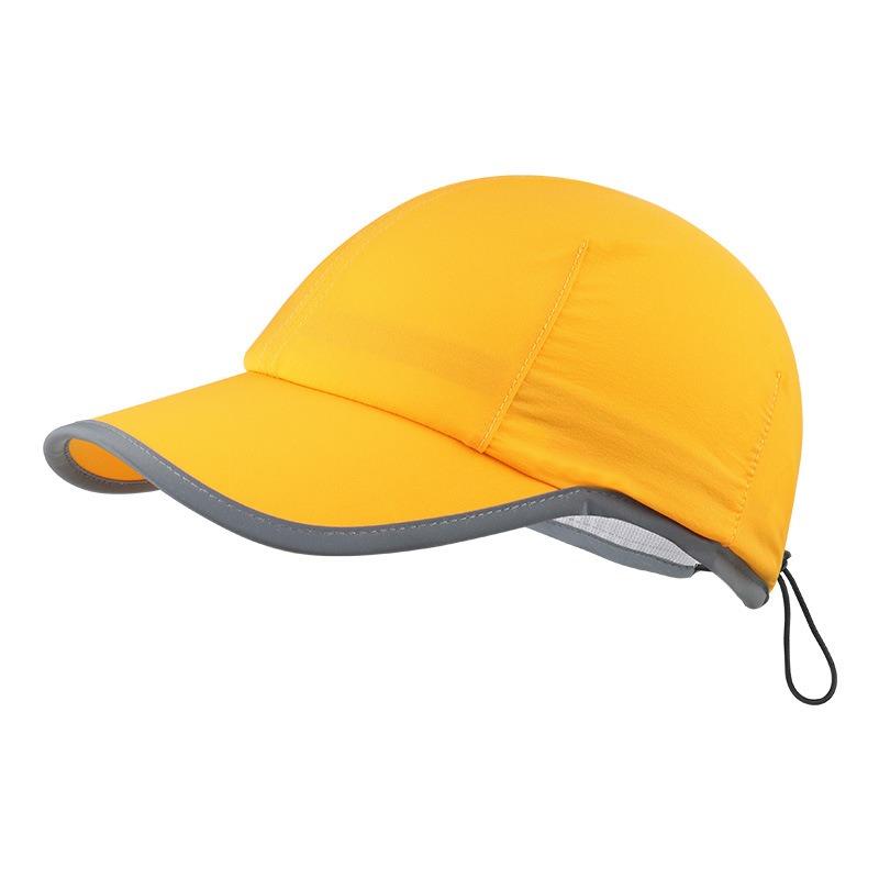 Spring and summer outdoor sports quick-drying baseball cap men's night running reflective ice breathable sun protection cap