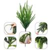 Christmas Norfolk Green Pine Branches 17.7 Inch Real Touch Norfolk Pine Stems Artificial Branches For Indoor Outdoor Home Decor