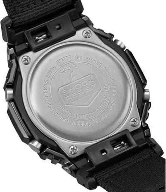Watch CASIO G-Shock Metal Covered Cloth Band 20ATM GM-2100CB-1AER Japan Store