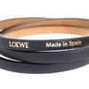 Loewe J242TWLX03 S pulseira preto Pele de bezerro/Latão Mulher