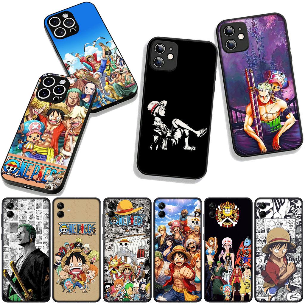 Cartoon One Roronoa Zoro Luffy Piece Case for Motorola Moto G54 G05 G24 G55 G75 G85 G15 G57 G86 Power Edge 50 30 Fusion Neo Pro