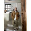 Retro Spring and Summer Wide-leg Basic Drawstring Overalls Men's and Women's Versatile Loose Leggings Casual Pants Thin