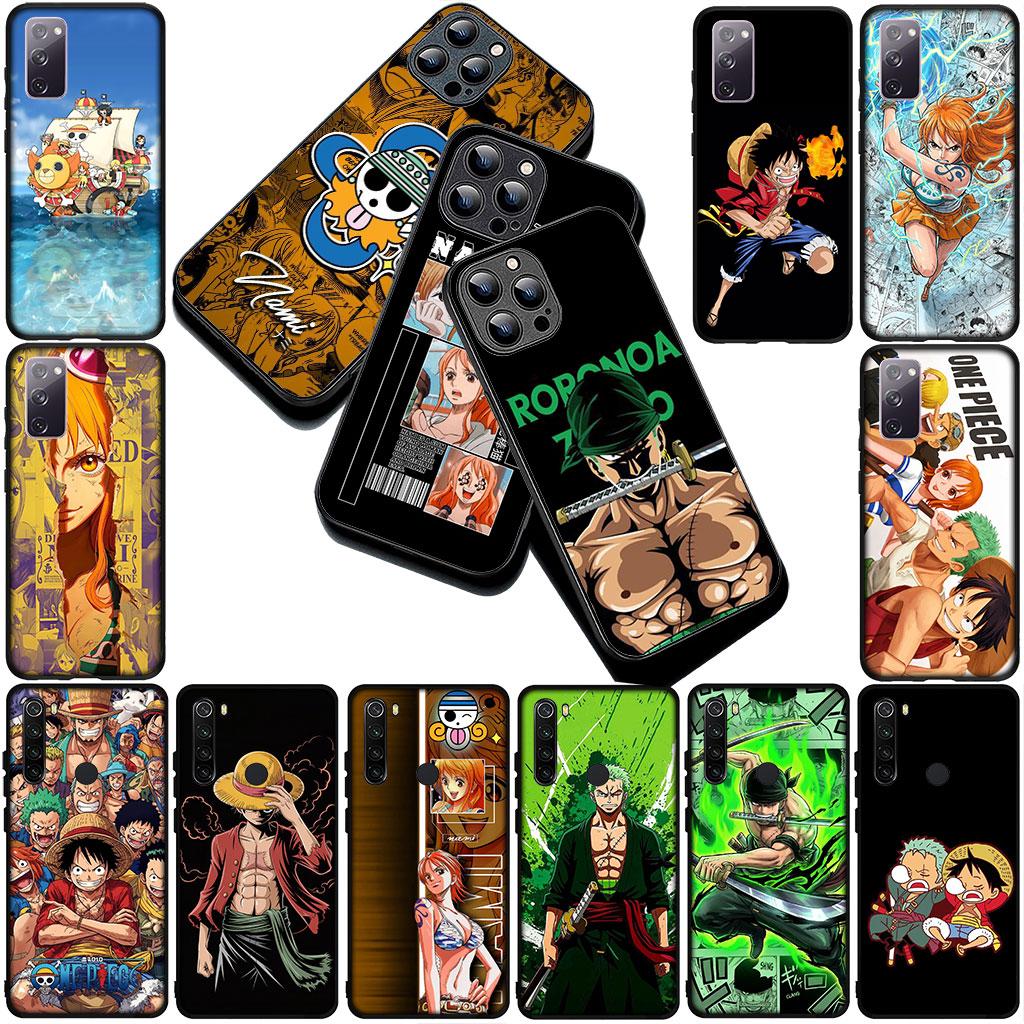 Roronoa Zoro Nami One Luffy Pieces Kryt na telefon pro Samsung Galaxy S10 S8 S9 Plus A33 A34 A31 70 A71 A72 Note 20 9 8 S10E Pouzdro