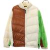 Crazy Color Down Jacket L Brown Outdoor Pocketable Women Used