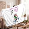 Warm Flannel BlanketGaston Lagaffe Soft Cozy Throw Blanket for Bedroom Couch