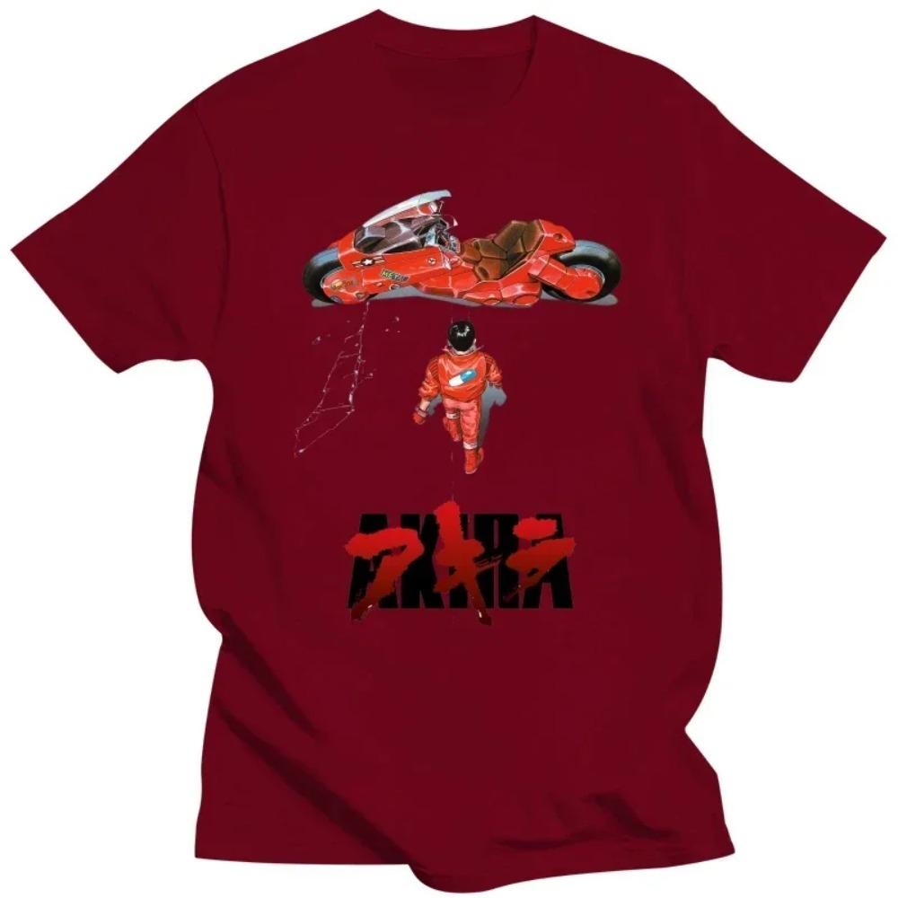 Akira Motorrad-T-Shirt-Designs Kurzarm Rundhals Einzigartiger Fitness-Stil Authentischer Sommerstil Kawaii-Shirt