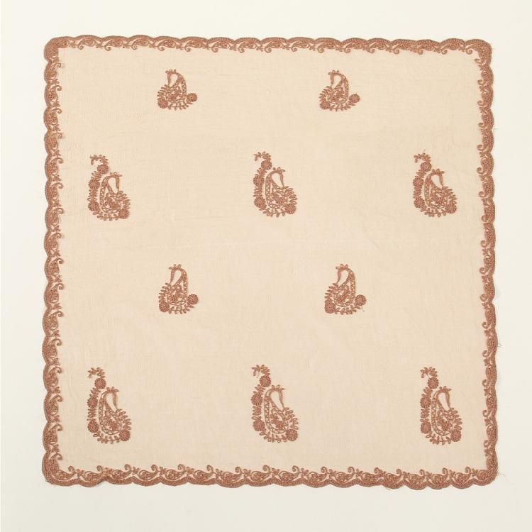 Weicher bestickter Schal mit Blumendesigns für Damen Haaraccessoires für Kopftuch oder dekorative Note zu jedem Outfit