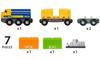 Train de marchandises brio - ravensburger - 7 pièces - mixte dès 3 ans - 33982