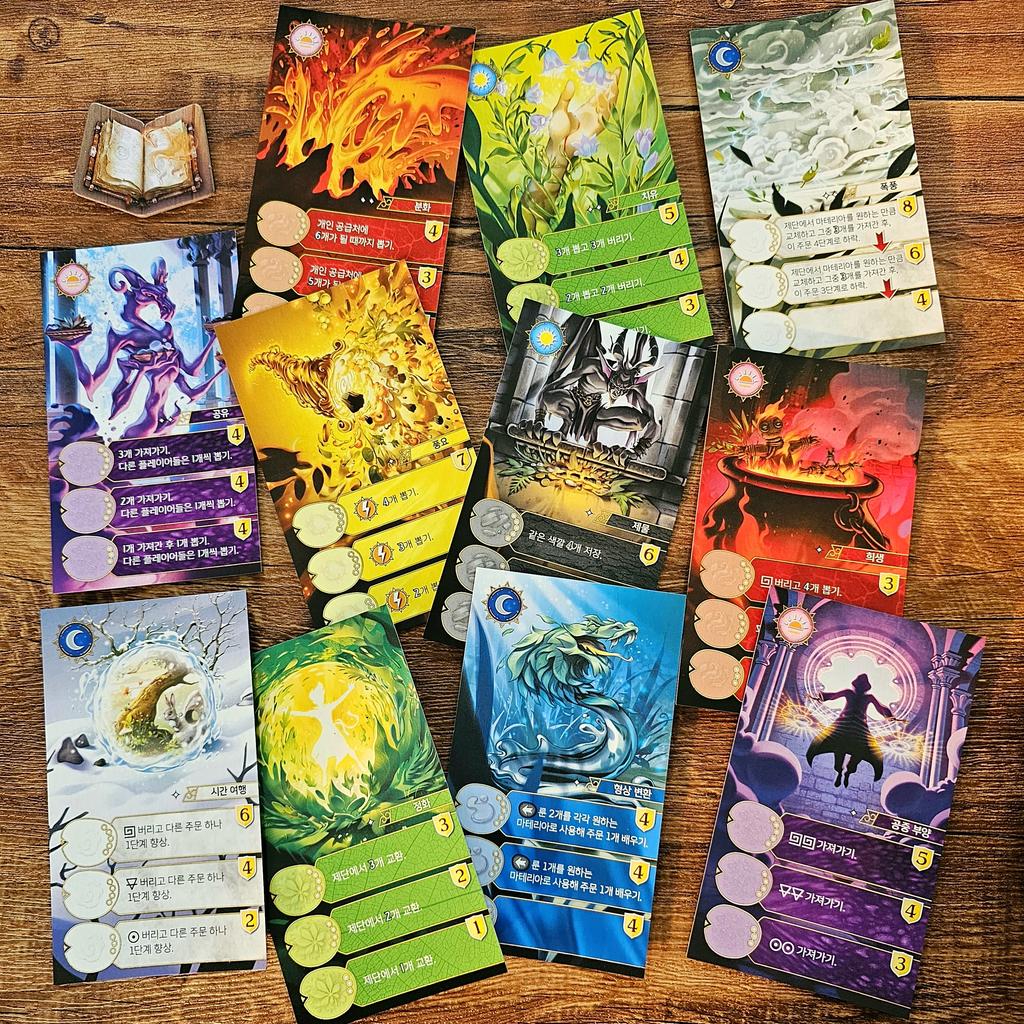 Spellbook Board Game: Deck Building Resource Management