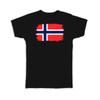 Norway Distressed Flag Vintage Norwegian Expat Country T Shirt