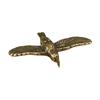 Brass Bird Statue Miniature Figurine Creative Vintage Design Tabletop Souvenir Ornament Tea Pet