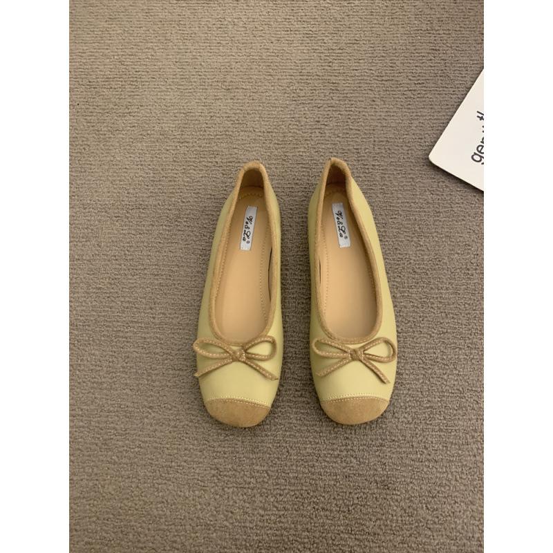 Gentle ballet ladyshoes flat shoes French retro soft sole silver new Chinese red single shoes spring small fragrant wind women's shoes