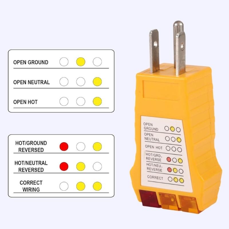 High Accuracy Ground Continuity Tester Conductivity Test Pen For Outlets Mats Wristbands And Blankets