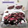 Red MUFC Glory Bedding Quilt Set Quilt Cover Pillowcase Home Decoration Birthday Gift (1 * duvet cover + 2 * pillowcase, without core)