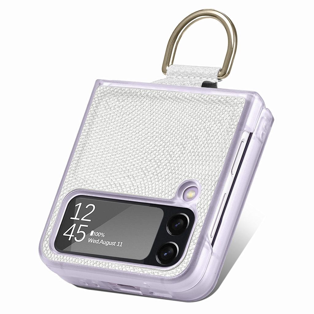 Matte Feeling Plain Folding Protection Case pro Samsung Galaxy Z Flip4 5g Flip 4 Flip3 Flip 3 Zflip4 Brašna na telefon bez otisků prstů