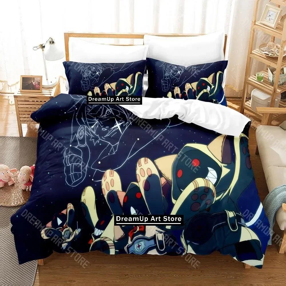 3D Print Blazblue Bedding Set Cartoon Anime three-piece set Adult Kid Bedroom Duvetcover Sets 3D Kawaii