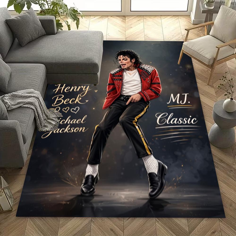 Michael Jackson Pop Legend Carpet Suitable For Dining Room Balcony Outdoor Decorate Room Antislip Rug Decorate Offices Spiritual Gift