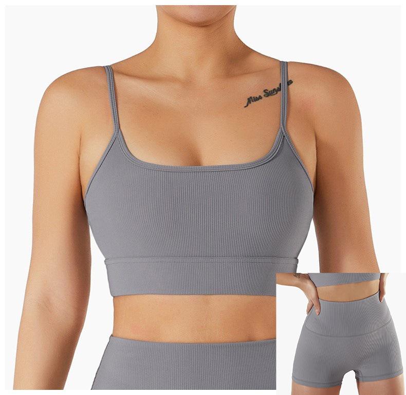 Shockproof Sports Underwear Gather Yoga Bra Running Fitness Beautiful Back Double Shoulder Suspender Yoga Clothes Women