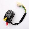 SJ110-E-F Motorcycle Handle Grip with Brake Lever, Horn, Start Button, Light, Turn Signal, and Headlight Switch
