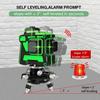 AC 100-240V 12 Linii Autonivelare Nivel Laser 3D 360 Orizontal și Vertical Fascicul Laser Verde Puternic Linie Nivel Laser cu Suport/Tripod