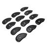 12Pcs Golf Club Cover PU Hook and Loop Fastener Smoother Touch Secure Fit Portable Golf Iron Cover f