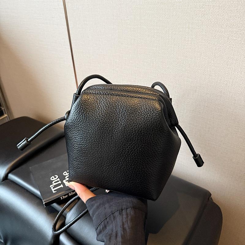 

Новая сумка кроссбоди, сумка на плечо, женская модная ретро нишевая матовая кожа, сумка для мобильного телефона для женщин чёрный