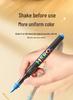 Hero Brand 2039 Acrylic Marker Pen - Small Black Box, Soft Tip, Opaque Colors - Ideal for Primary School Student Art.