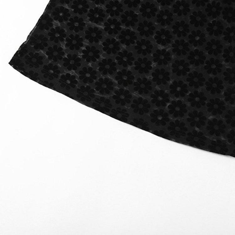 Elegant Sexy Rückenfreies Sommer-Maxikleid Damen Floral Neckholder Cut-Out Club Party Abendkleid Durchsichtig