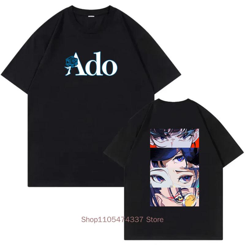 Ado Graphic Print Tshirts For Unisex Unisex Summer Casual Fashion Hip Hop Streetwear Loose Tops Oneck Short Sleeve Tshirts