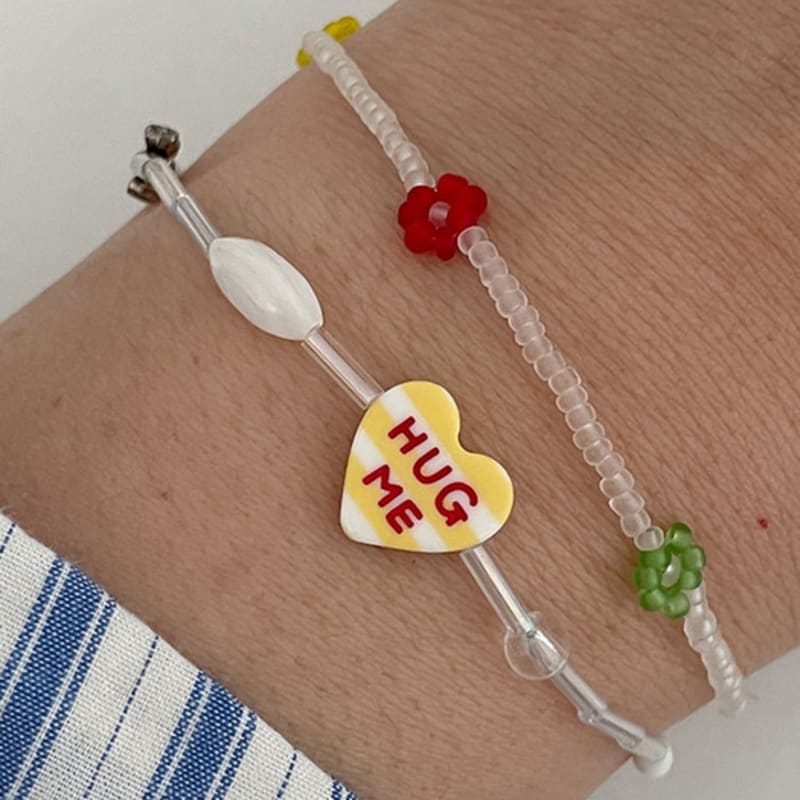 OUI SAY YES! Stripe Lucky & Hug Me Bracelet_BR361