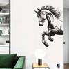 Realistic Horse Wall Sticker Kids Room Bedroom Background Decoration Self-Adhesive Home Decor Wall Art