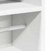 Bathroom Cabinet with Toilet Paper Holder White 20.5 X 22 X 90 Cm