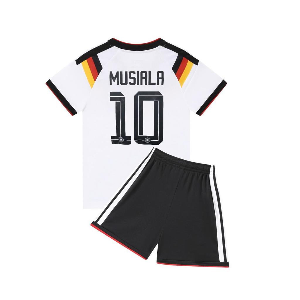 Germany National Team Football Jersey Set, Home White, No. 10, for Kids & Adults (Size 14-3XL)