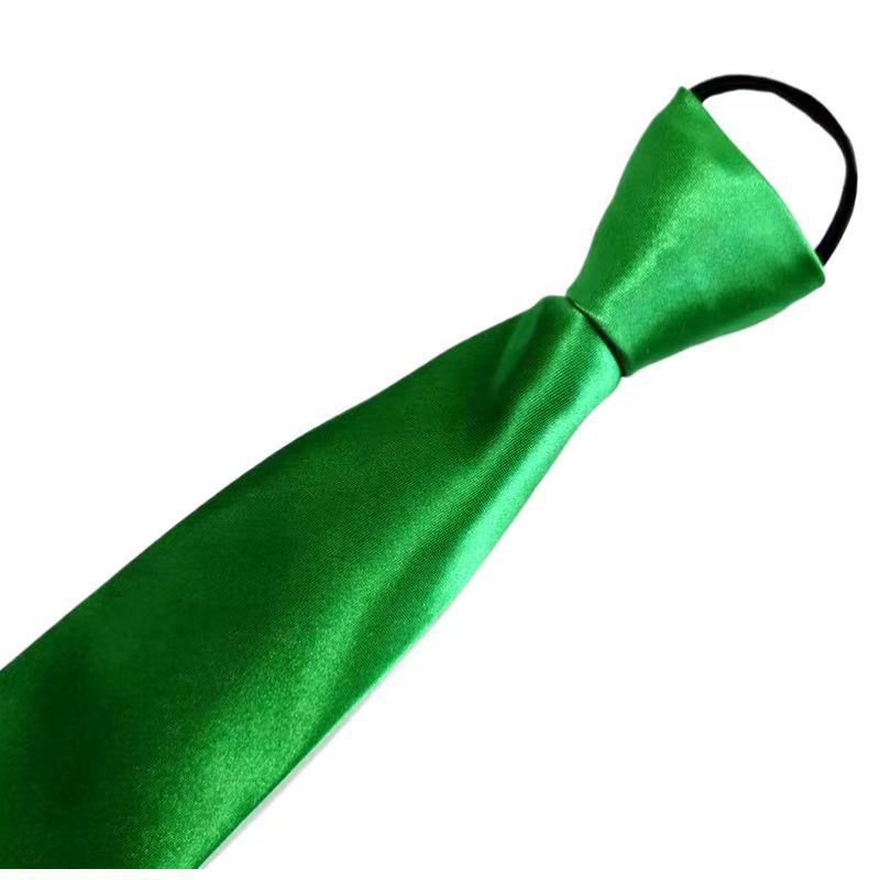 

Глянцевая Гладкая 8 см Молния Один Пулер Завязка Мужчины и Женщины Платье Повседневное Однотонное Профессиональный Воротник Студента трава зеленый
